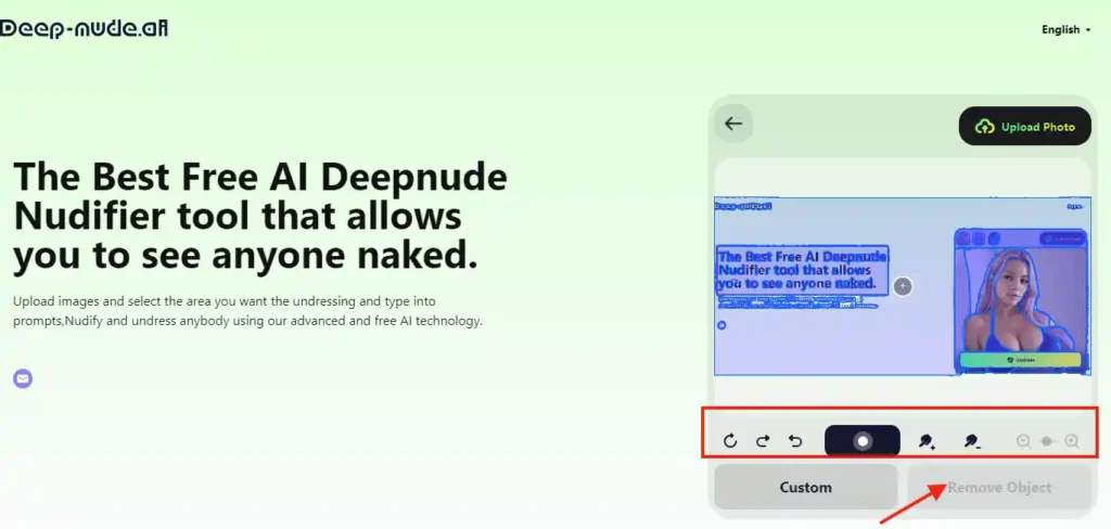 deep-nude.ai user experience